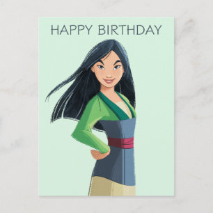 Carte Postale Mulan Courage à chaque pas