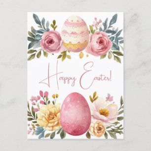 Carte postale multicolore d'Aquarell Oster avec oe