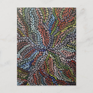 Carte Postale Multicolore feuilles de médecine de brousse