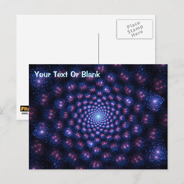 Carte Postale Multivers fractal (Devant / Derrière)