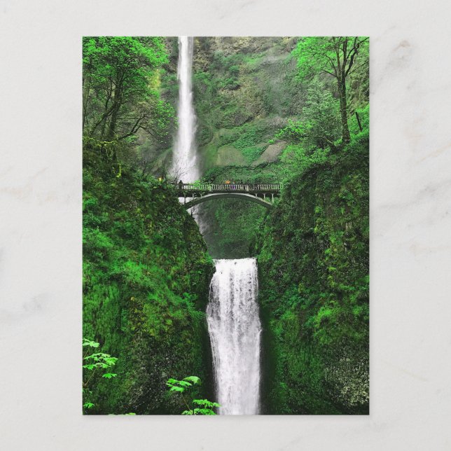 Carte postale Multnomah Falls #1-2 (Devant)