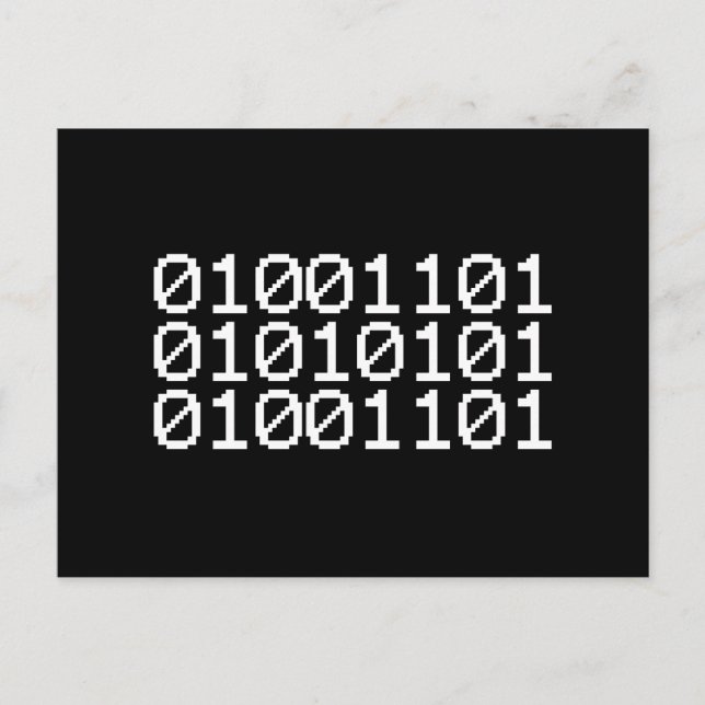 CARTE POSTALE MUM BINAIRE (Devant)