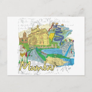 Carte Postale Mumbai