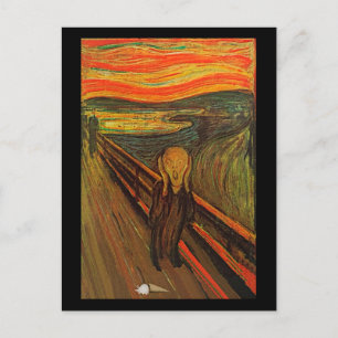 Carte Postale Munch - Le cri de glace