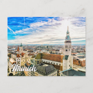 Carte Postale Munich, Allemagne