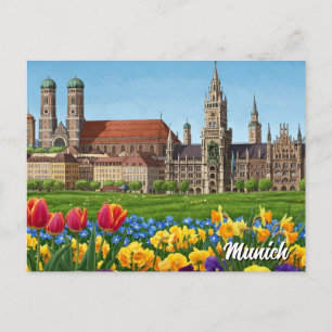 Carte Postale Munich Allemagne Voyage