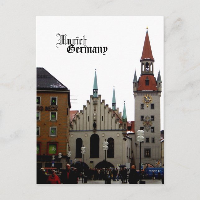 Carte Postale Munich Allemagne Voyage Souvenir (Devant)