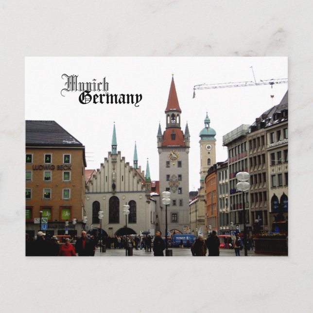 Carte Postale Munich Allemagne Voyage Souvenir (Devant)