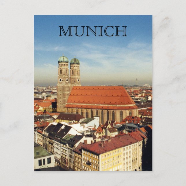 Carte Postale munich frauenkirche (Devant)