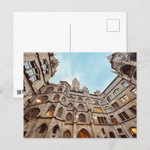 Carte postale Munich, Rathaus-Glockenspiel,