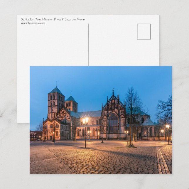 Carte Postale Münster Allemagne (Devant / Derrière)