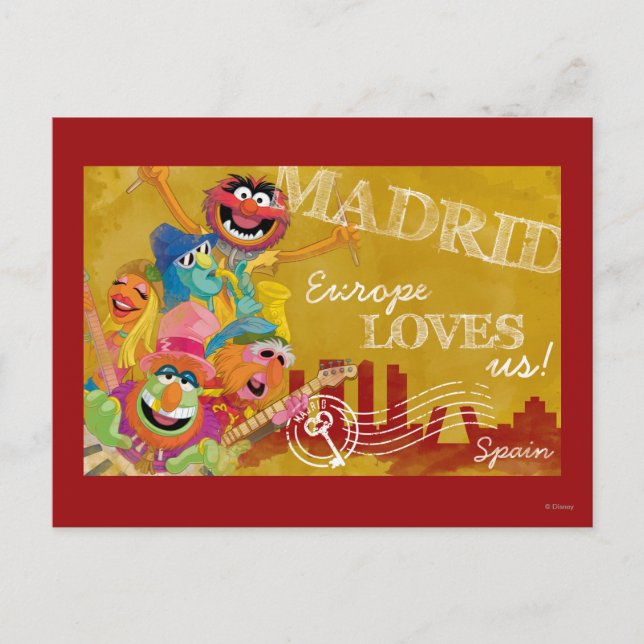 Carte Postale Muppets - Madrid, Espagne Poster (Devant)