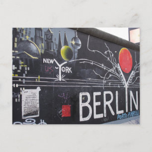 Carte Postale Mur de Berlin