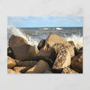 Carte Postale Mur de mer de Galveston