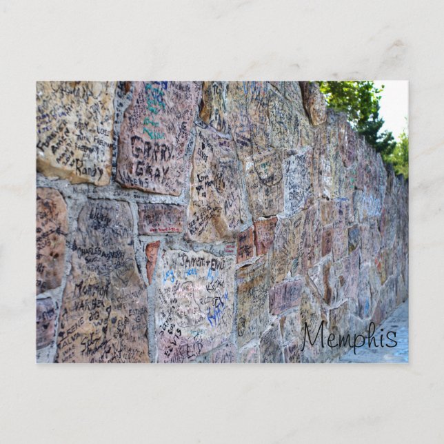 Carte Postale Mur des Autographes (Devant)