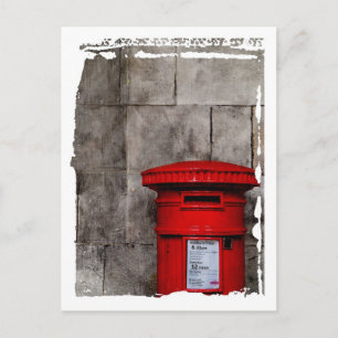 Carte Postale Mur et boîte postale