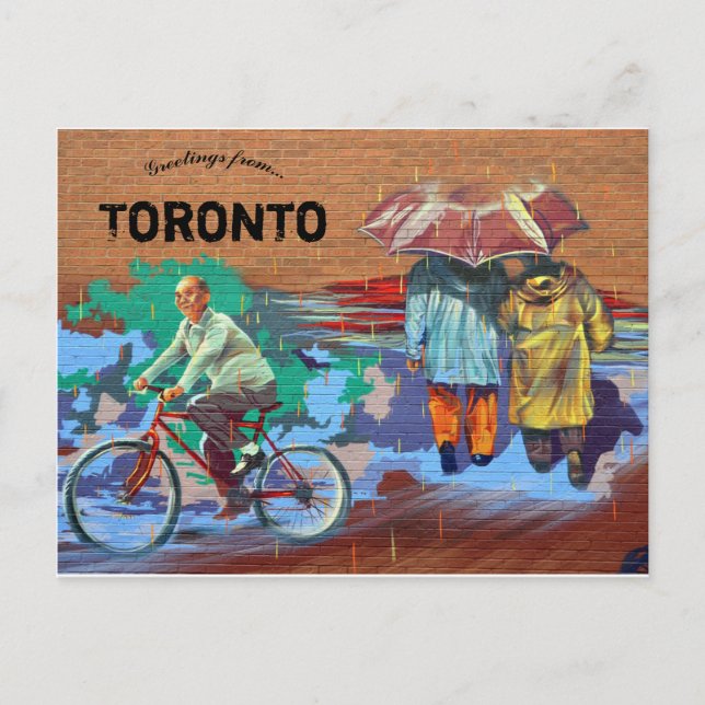 Carte Postale Murale de Chinatown Toronto Ontario Canada (Devant)