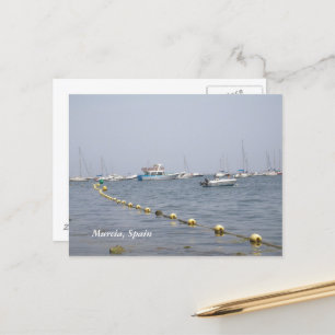 Carte Postale Murcia, Espagne Bateaux dans le port