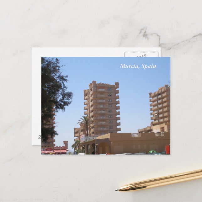 Carte Postale Murcie, Espagne bâtiments Architecture (Devant/Arrière en situation)