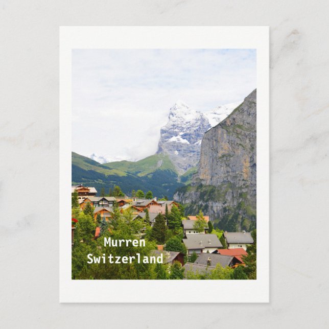 Carte Postale Murren en Suisse (Devant)