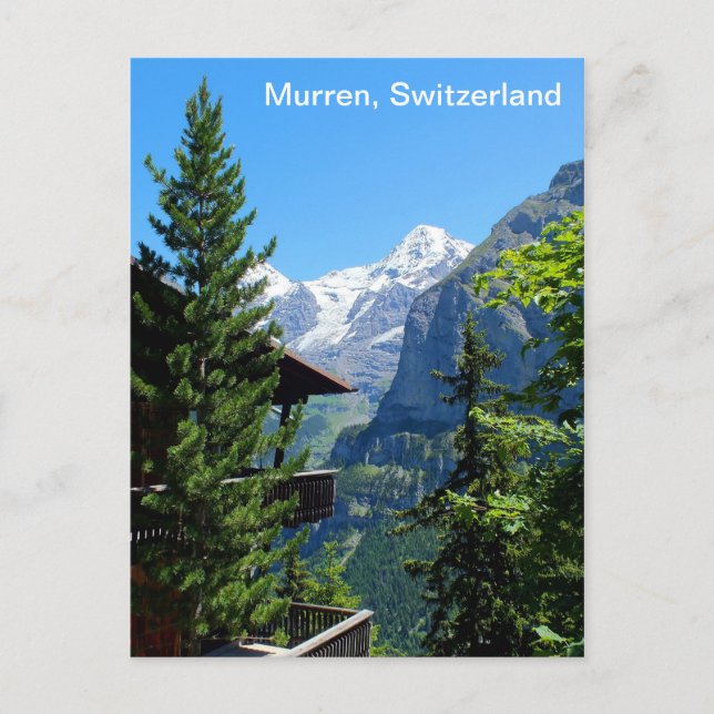 Carte Postale Murren en Suisse (Devant)