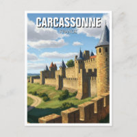 Murs de Carcassonne France Voyage