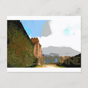 Carte Postale Murs de la ville de Carcassonne