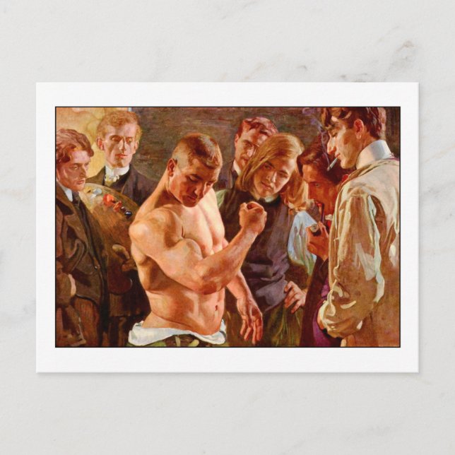 Carte Postale Muscles d'Osmar Schindler (Devant)