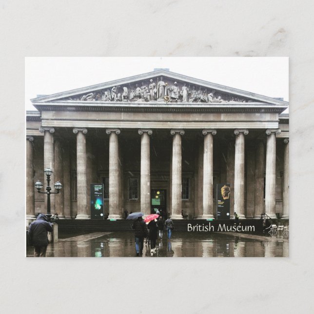Carte Postale Musée Britannique - Londres (Devant)
