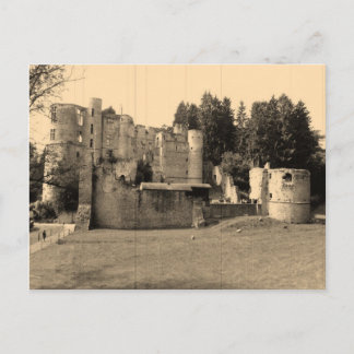 Carte Postale Musée de château de Beaufort, Luxembourg