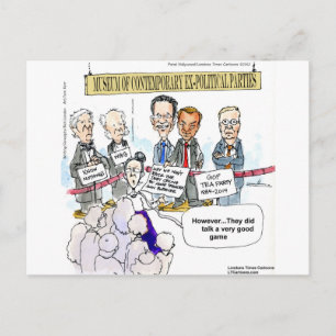 Carte Postale Musée Des Ex Partis Politiques Drôle Cadeaux Et Te