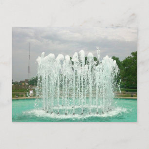 Carte Postale Musée d'histoire de Saint-Louis Fontaine d'eau Car