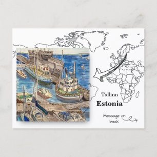 Carte Postale Musée Lennusadam, Tallinn Estonie