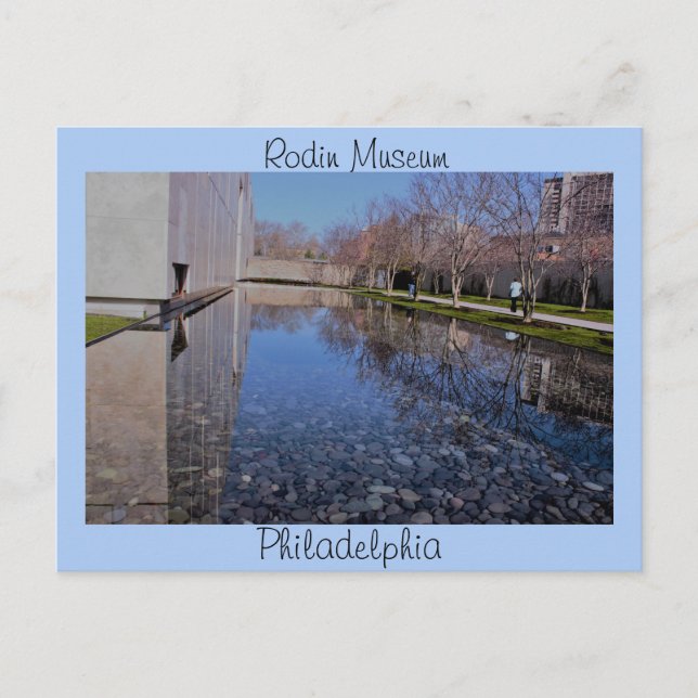 Carte Postale Musée Rodin Philadelphie (Devant)
