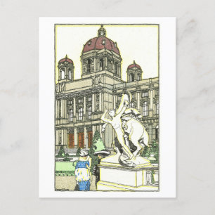 Carte Postale Musée vintage de Vienne Kunsthistorisches