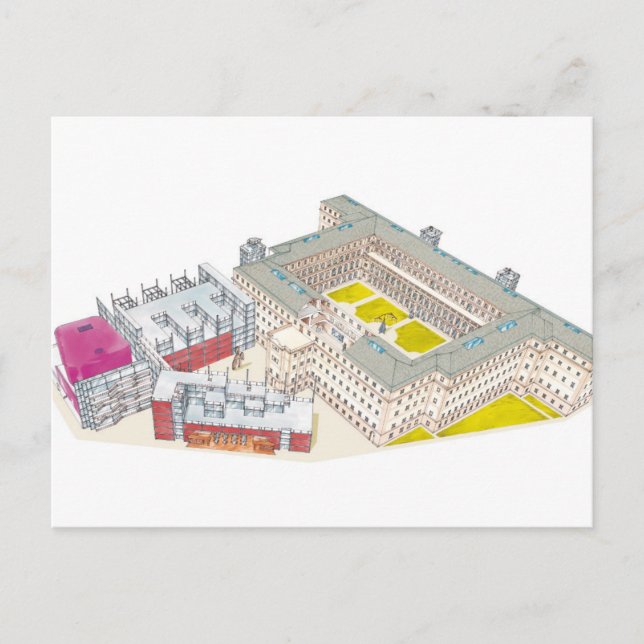 Carte Postale Museo Nacional Centro de Arte Reina Sofia. (Devant)