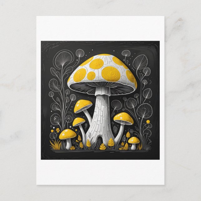Carte Postale Mushroom (Devant)