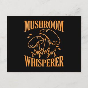 Carte Postale Mushroom Whisperer Mycologue Morels Chasse Amoureu