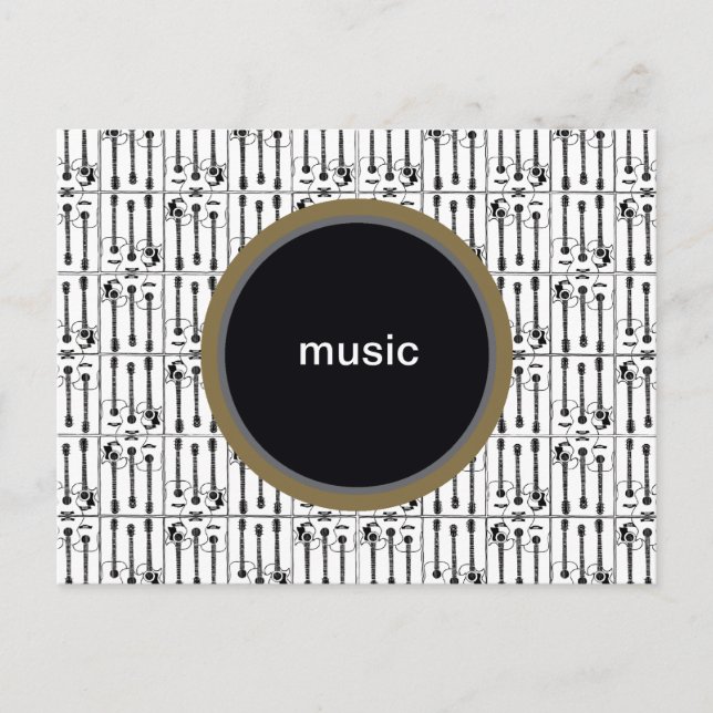 Carte Postale music (Devant)