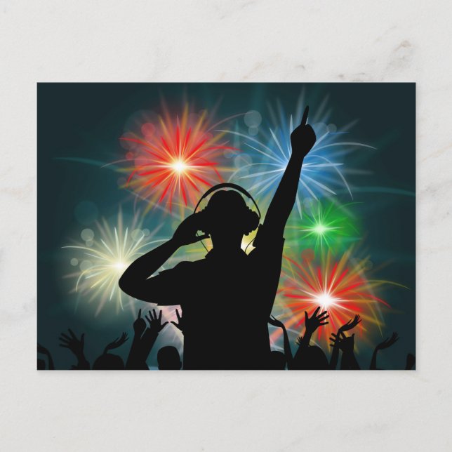 Carte postale Music DJ (Devant)
