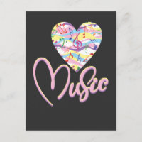 Music Love Heart Treble Clef Instrument de musique