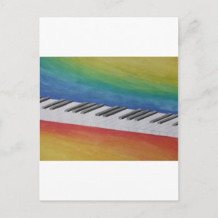 Carte Postale Music Piano Keys Notes Enseignant Destiny Instrume
