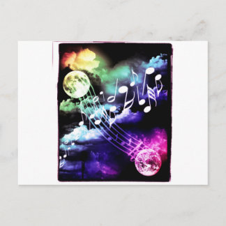 Carte postale musicale