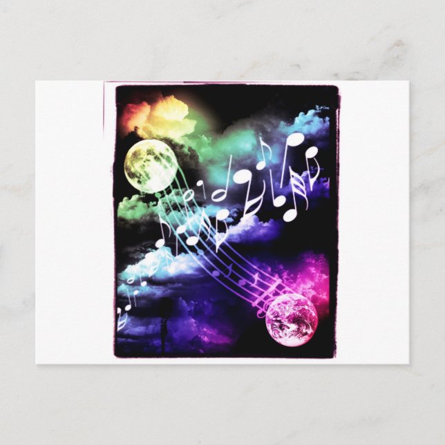 Carte postale musicale (Devant)