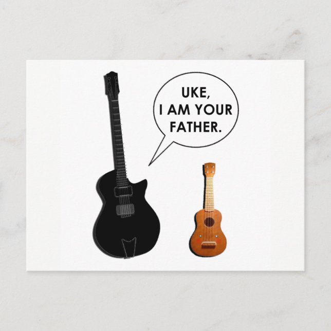 Carte Postale Musicien drôle (Devant)