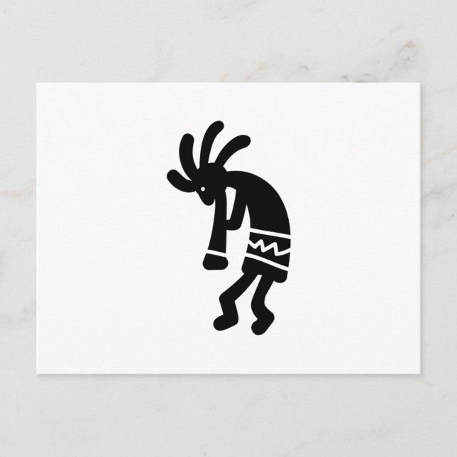 Carte Postale Musicien Kokopelli (Devant)