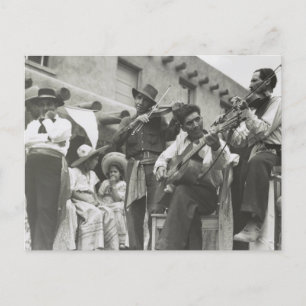 Carte Postale Musiciens mexicains américains de Fiesta Taos NM 