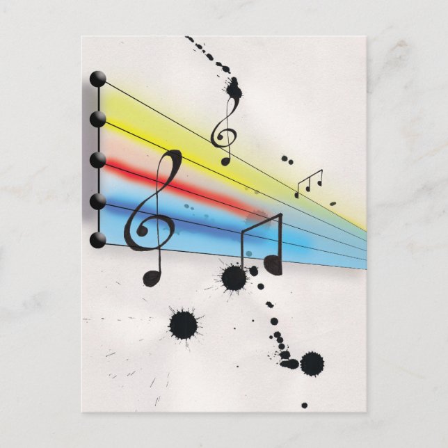 Carte Postale Musique (Devant)