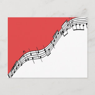 Carte postale Musique