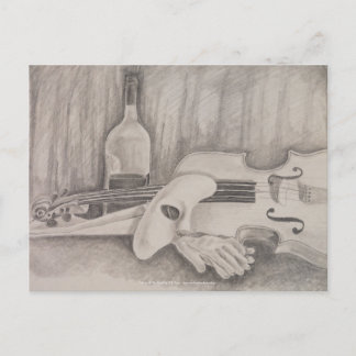 Carte Postale "Musique de la nuit" de T.S. Tire Postcard